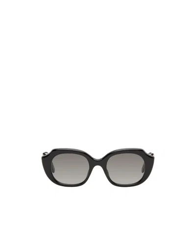 Loewe Geometric Frame Sunglasses In Black