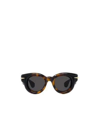 Loewe Geometric Frame Sunglasses In Black
