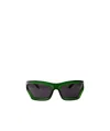 Loewe Geometric Frame Sunglasses In Black