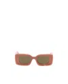 Loewe Geometric Frame Sunglasses In Brown