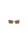 Loewe Geometric Frame Sunglasses In Brown