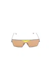 Loewe Geometric Frame Sunglasses In Nude