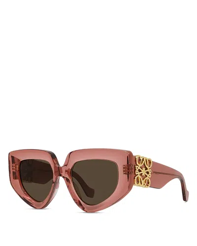 Loewe Geometric Maxi Anagram Sunglasses, 51mm In Multi