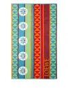 Loewe Geometric-pattern Towel In Multi