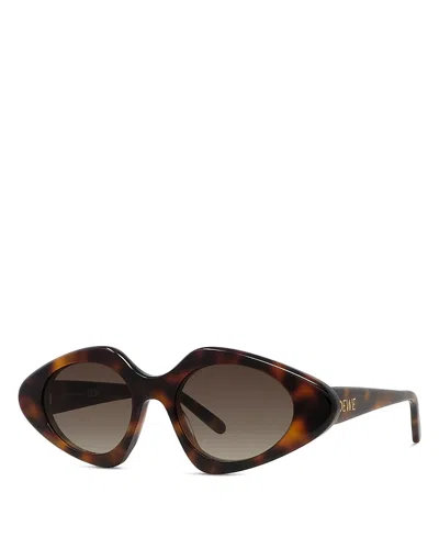Loewe Geometric Sunglasses, 50mm In Brown