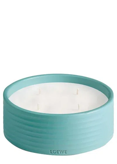 Loewe Geranium Outdoor Candle 750g, Candle, High-intensity Fragrance, Floral Scent, Rose Note, 750g In Blue