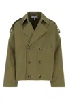 Loewe Cropped Silhouette Cotton Trench Coat