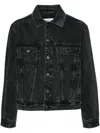 Loewe Anagram Denim Jacket In Black