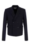 Loewe Giacca In Lana Blu Navy Uomo
