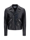 Loewe Biker Jacket With Notched Lapels And Front Pockets