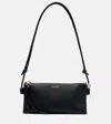 Loewe Glim Mini Leather Shoulder Bag In Black