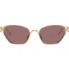 Loewe Lw40115u Anagram 30y Gold Sunglasses In Gold