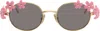 Loewe Logo Sunglasses In Gold