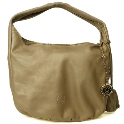 Pre-owned Loewe Gold Leather Shoulder Bag ()