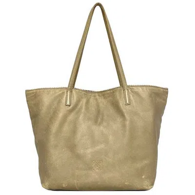 Pre-owned Loewe Gold Leather Tote Bag ()