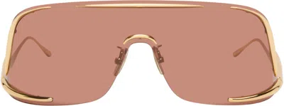 Loewe Gold Shield Mask Sunglasses