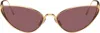Loewe Gold Shooting Star Sunglasses In Gold