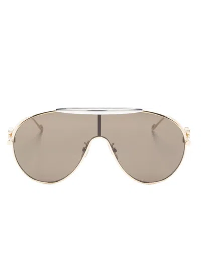 Loewe Gold-tone Spoiler Pilot-frame Sunglasses