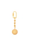 Loewe Golden Key Ring Small Leather Goods Gold In Gold
