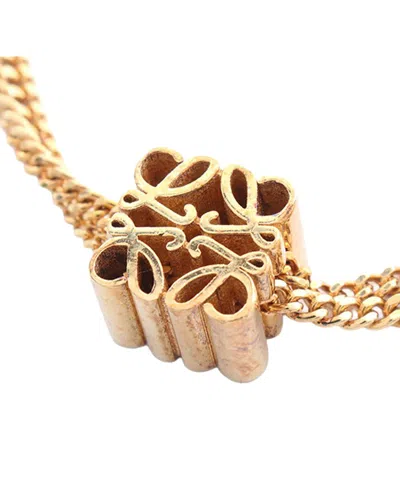 Loewe Gold-plated Anagram Bracelet (authentic Pre-loved)