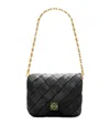 Loewe Goya Puffer Leather Shoulder Bag In Black