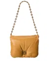 Loewe Goya Puffer Leather Shoulder Bag In Brown