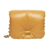 Loewe Quilted Flip Shoulder Bag In Gold