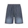 Loewe Bermuda Shorts With Back Pockets And Elastic Waistband In Blue