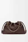 Loewe Large Flamenco Purse In Mellow Nappa Lambskin For Woman In Burgundy