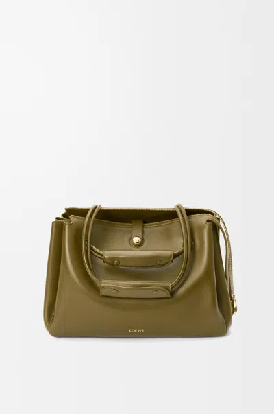 Loewe Grand Sac Madrid En Cuir Souple Pour Femme In Green