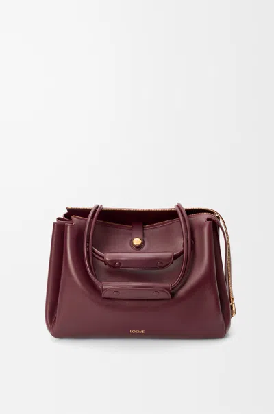 Loewe Grand Sac Madrid En Cuir Souple Pour Femme In Red
