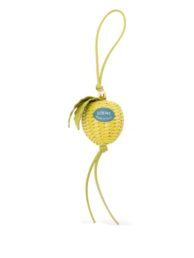 Loewe Granny Apple Charm In Green