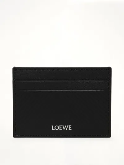 Loewe Graphic Plain Cardholder In Black