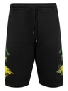 Loewe Graphic-print Shorts In Black