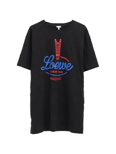 Loewe Graphic-print T-shirt In Black
