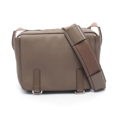 Pre-owned Loewe Gray Leather Handbag Shoulder Bag ()