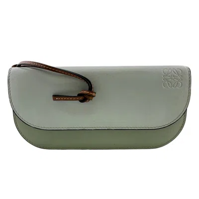 Pre-owned Loewe Gray Leather Long Wallet (bi-fold) ()