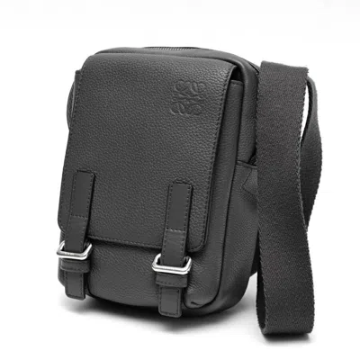 Pre-owned Loewe Gray Leather Shoulder Bag ()