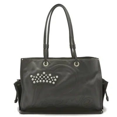 Pre-owned Loewe Gray Leather Shoulder Bag Tote Bag ()