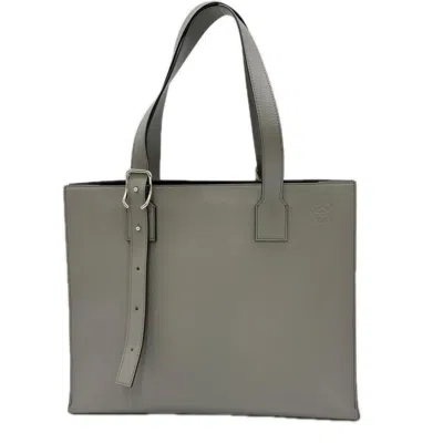 Pre-owned Loewe Gray Leather Shoulder Bag Tote Bag ()