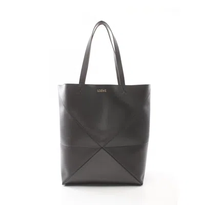 Pre-owned Loewe Gray Leather Tote Bag ()
