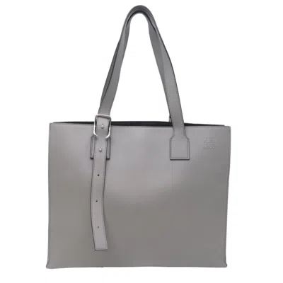 Pre-owned Loewe Gray Leather Tote Bag ()