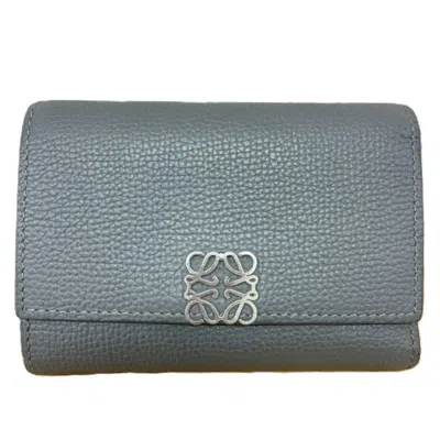 Pre-owned Loewe Gray Wallet (tri-fold) ()
