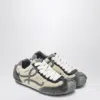 Loewe Shearling And Rubber Sole Ballet Sneakers In Multi