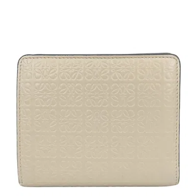 Pre-owned Loewe Grayish Leather Wallet (bi-fold) ()