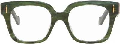 Loewe Green Anagram Glasses