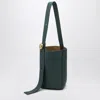 Loewe Green Calfskin Pebble Bucket Medium Bag Women In Green