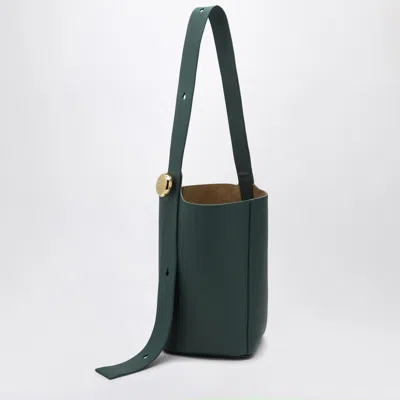 Loewe Green Calfskin Pebble Bucket Medium Bag Women | ModeSens