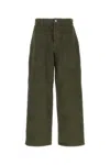 Loewe Cargo Trousers Utility Multiple Pockets In Green