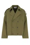 Loewe Cropped Silhouette Cotton Trench Coat